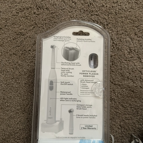 Interplak rechargeable plaque remover - Picture 2 of 3